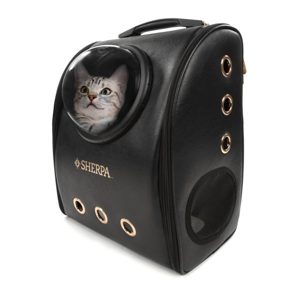 Tucker Murphy Pet™ Cojocar Sherpa Cat Travel Backpack with Bubble View